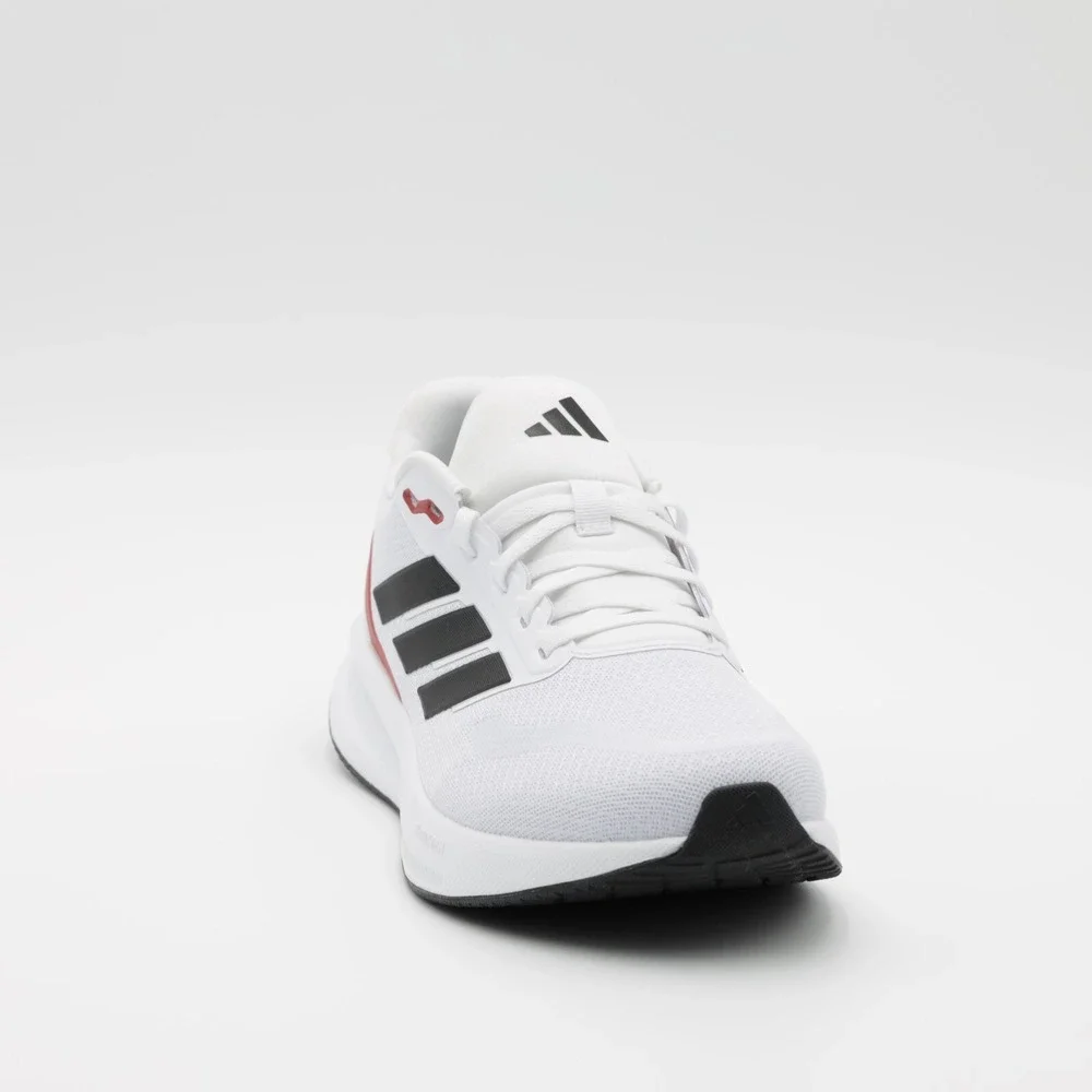 Adidas Men's Breathable Cushion Runfalcon 5 Wide Low Running Shoes White Size 11